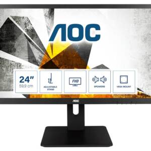 AOC E2475PWJ 24” Monitor Full HD Grade A - Image 1