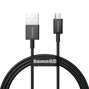 Baseus Superior Cabo USB-A para Micro USB 2A 1M Preto
