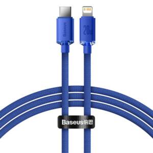 Baseus Crystal Shine Cabo USB-C para Lightning 20W 1.2M