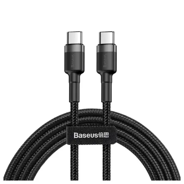 Baseus-Cafule-USB-2-0-Type-C-Cable-2m-Black-Grey-6953156285231-14052020-01-p (1) Baseus Cafule Cabo USB-C para USB-C 2M