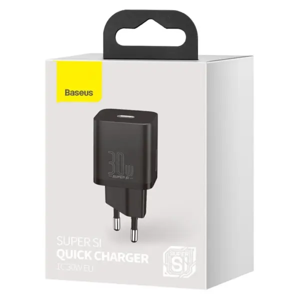 baseus-super-si-quick-charger-1c-30w-ccsup-j01-szybka-ladowarka-sieciowa-z-gniazdem-usb-c-7 Baseus Super Si Carregador USB-C 30W