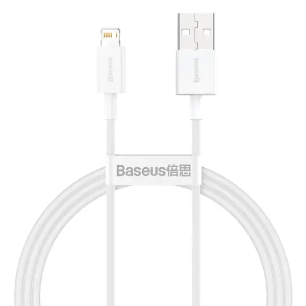 eng_pl_Baseus-Superior-USB-Lightning-cable-2-4A-1-m-White-CALYS-A02-69055_1 Baseus Superior Cabo USB para Lightning 2.4A 1M Branco