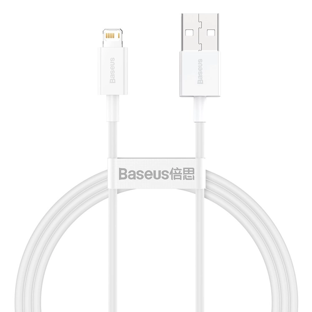 Baseus Superior Cabo USB para Lightning 2.4A 1M Branco
