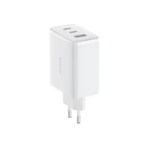 Carregador Baseus Cube Pro 65W GaN5 3 Portas USB-C/USB-A Preto